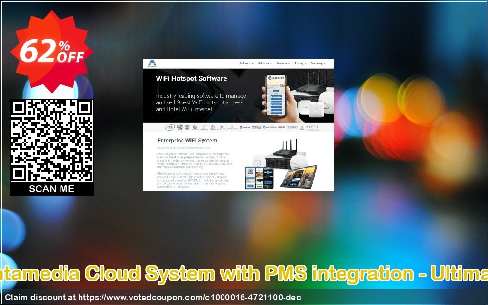 Antamedia Cloud System with PMS integration - Ultimate Coupon, discount Black Friday - Cyber Monday. Promotion: fearsome deals code of Cloud System with PMS integration - Ultimate 2024