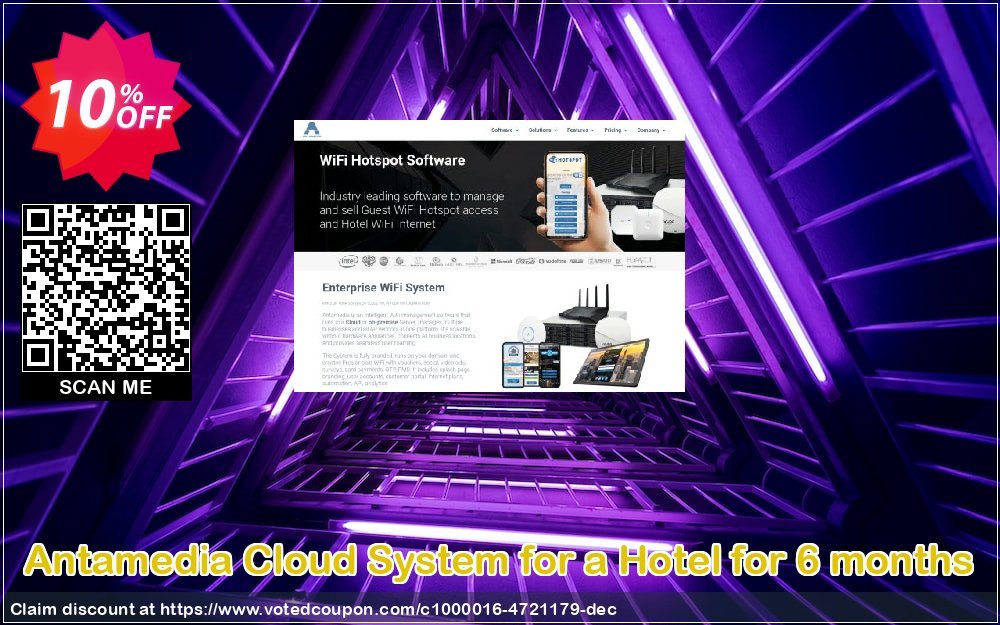 Antamedia Cloud System for a Hotel for 6 months Coupon Code Apr 2024, 10% OFF - VotedCoupon