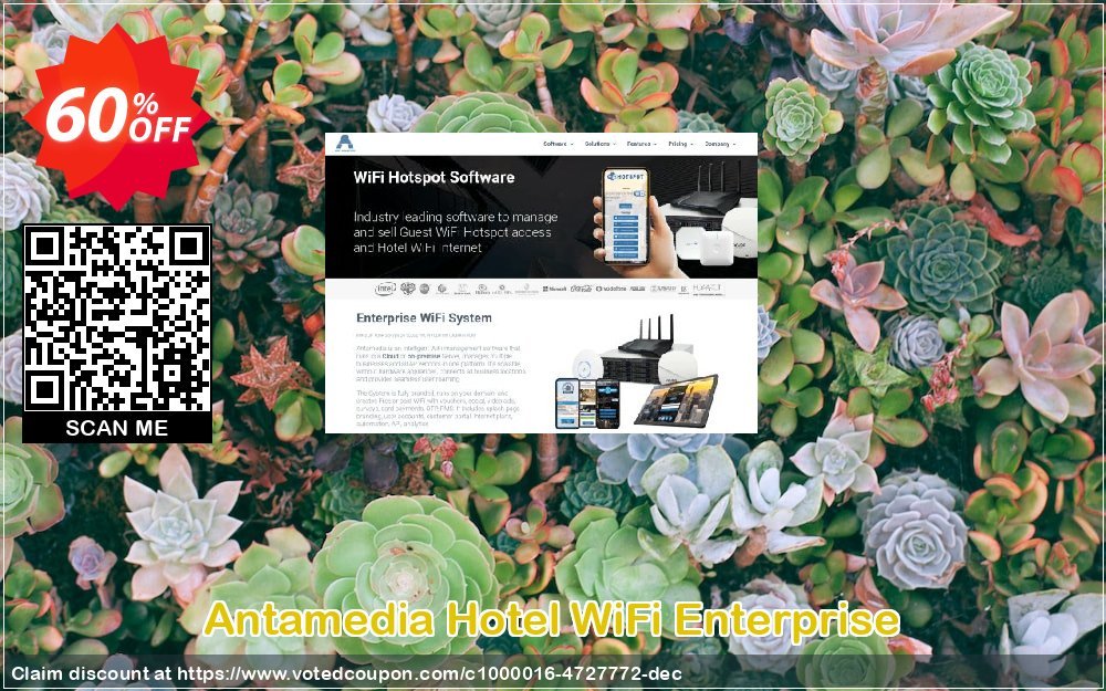 Antamedia Hotel WiFi Enterprise Coupon, discount Black Friday - Cyber Monday. Promotion: excellent offer code of Hotel WiFi Enterprise 2024
