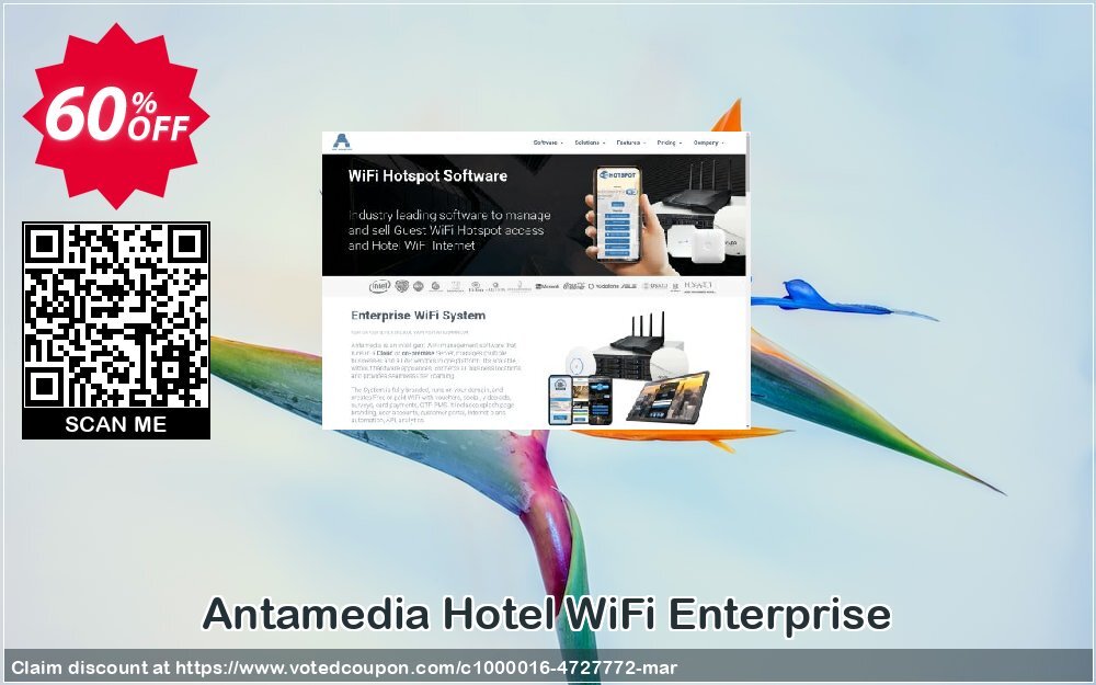 Antamedia Hotel WiFi Enterprise Coupon Code Apr 2024, 60% OFF - VotedCoupon