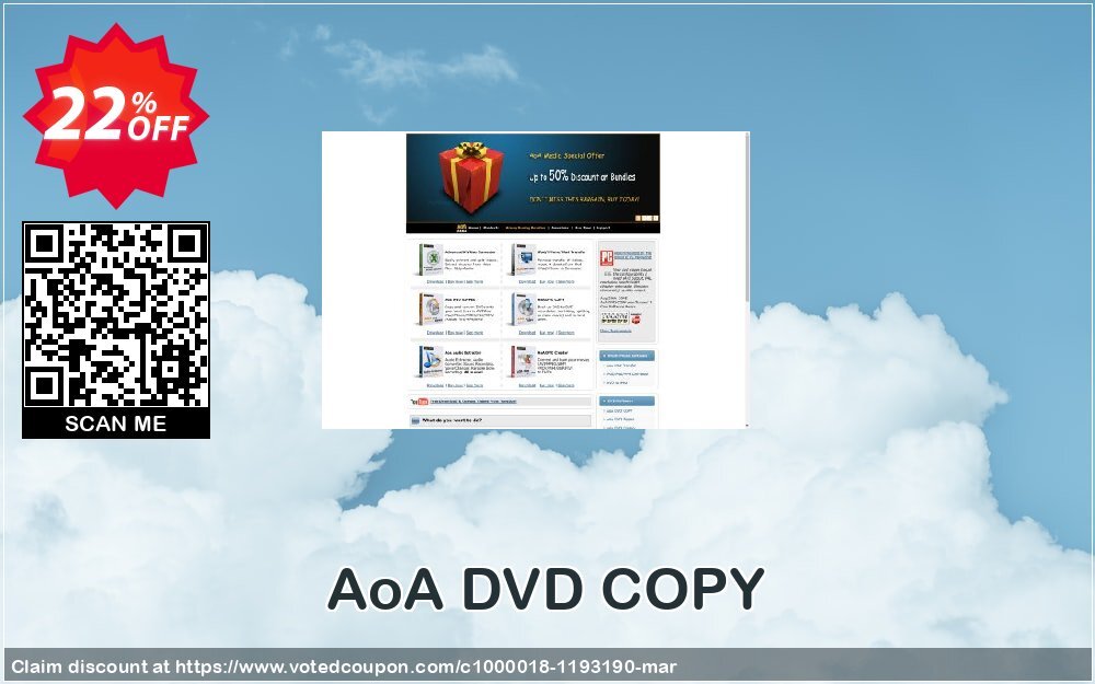 AoA DVD COPY Coupon, discount AoA DVD COPY awesome sales code 2024. Promotion: awesome sales code of AoA DVD COPY 2024