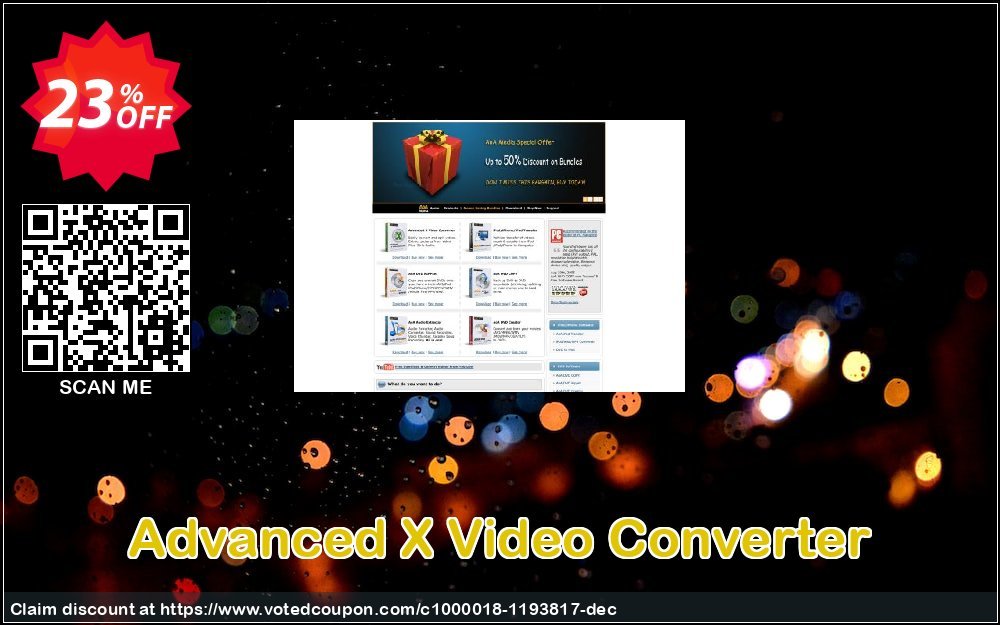 Advanced X Video Converter Coupon, discount Advanced X Video Converter stirring promo code 2023. Promotion: stirring promo code of Advanced X Video Converter 2023
