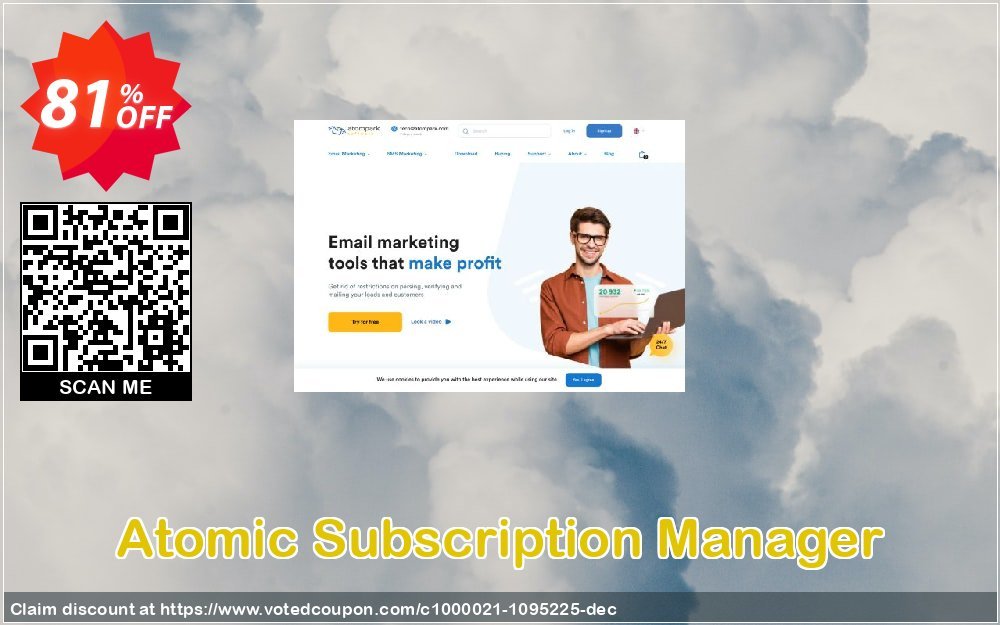 Atomic Subscription Manager Coupon, discount Atomic Subscription Manager awful sales code 2024. Promotion: awful sales code of Atomic Subscription Manager 2024