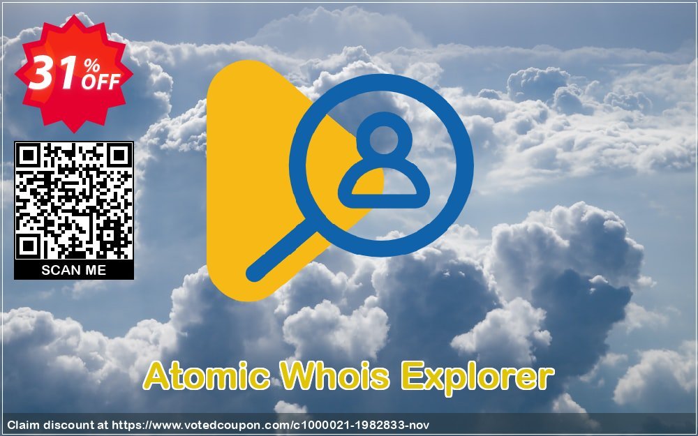 Atomic Whois Explorer Coupon, discount SPRING30. Promotion: impressive deals code of Atomic Whois Explorer 2024