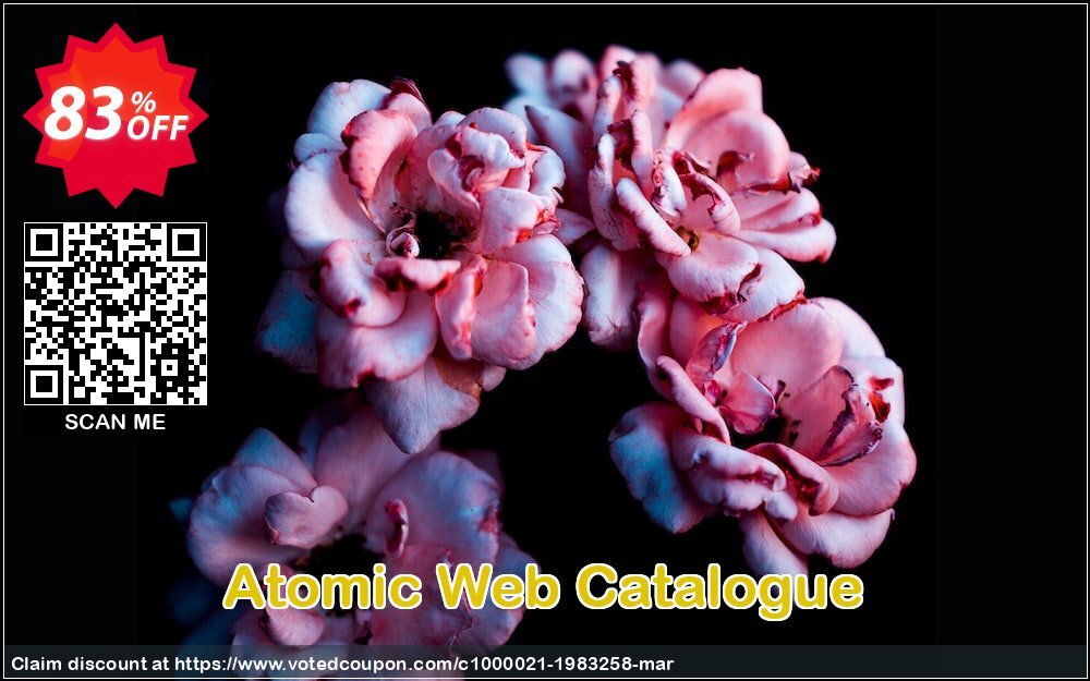 Atomic Web Catalogue Coupon, discount Atomic Web Catalogue best promotions code 2024. Promotion: best promotions code of Atomic Web Catalogue 2024