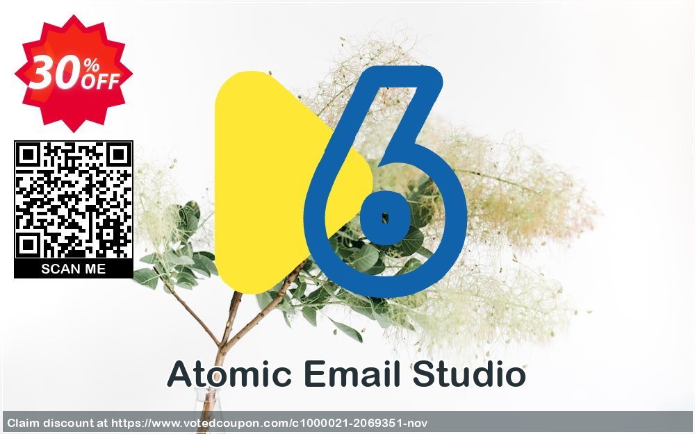 Atomic Email Studio Coupon, discount 30% OFF Atomic Email Studio, verified. Promotion: Staggering promotions code of Atomic Email Studio, tested & approved