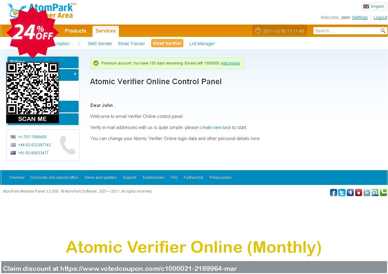 Atomic Verifier Online, Monthly  Coupon Code May 2024, 24% OFF - VotedCoupon