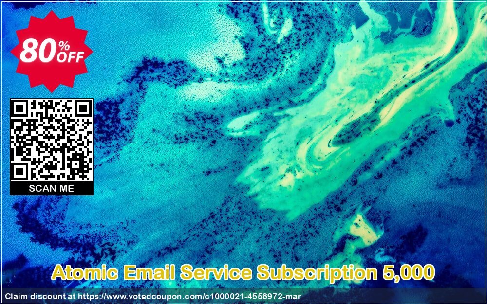 Atomic Email Service Subscription 5,000 Coupon, discount Email Service Subscription 5000 formidable sales code 2024. Promotion: formidable sales code of Email Service Subscription 5000 2024