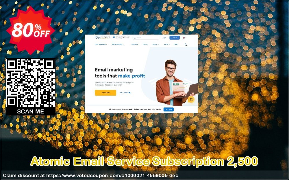 Atomic Email Service Subscription 2,500