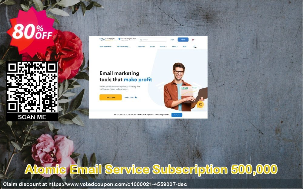 Atomic Email Service Subscription 500,000 Coupon, discount Email Service Subscription 500000 hottest sales code 2023. Promotion: hottest sales code of Email Service Subscription 500000 2023