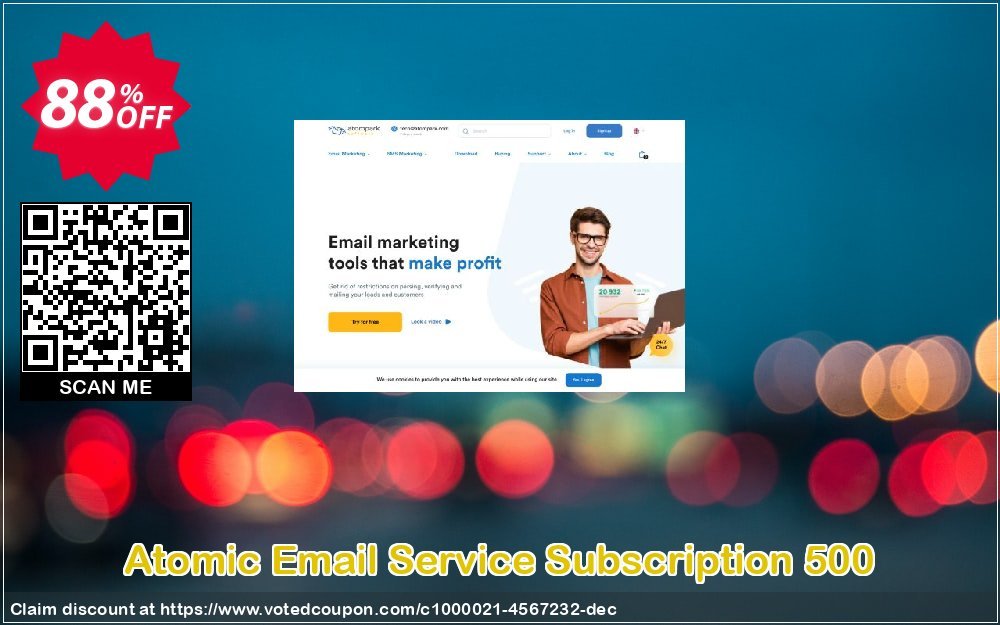 Atomic Email Service Subscription 500 Coupon, discount Email Service Subscription 500 excellent sales code 2023. Promotion: excellent sales code of Email Service Subscription 500 2023