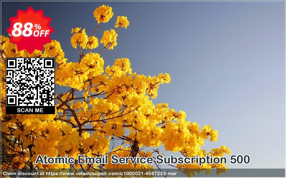 Atomic Email Service Subscription 500 Coupon Code May 2024, 88% OFF - VotedCoupon