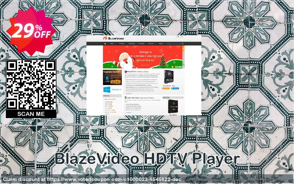 BlazeVideo HDTV Player Coupon, discount Holiday Discount: $14 OFF. Promotion: awful discount code of BlazeVideo HDTV Player 2023
