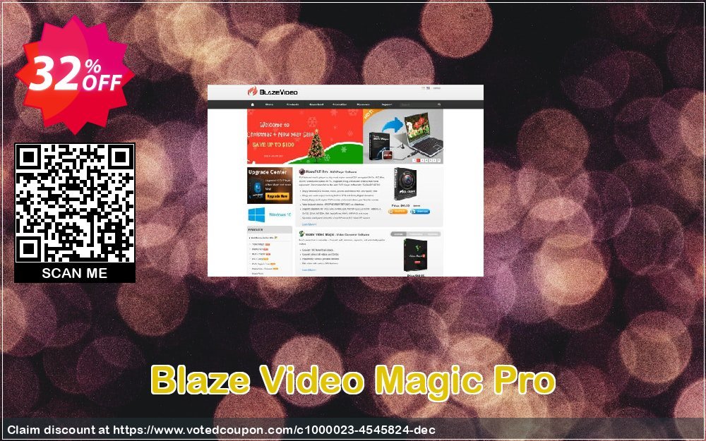 Blaze Video Magic Pro Coupon, discount Holiday Discount: $12 OFF. Promotion: amazing discounts code of Video Magic Professional 2023