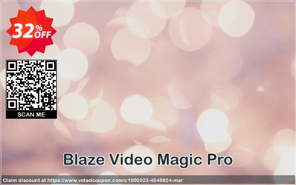 Blaze Video Magic Pro Coupon, discount Holiday Discount: $12 OFF. Promotion: amazing discounts code of Video Magic Professional 2024