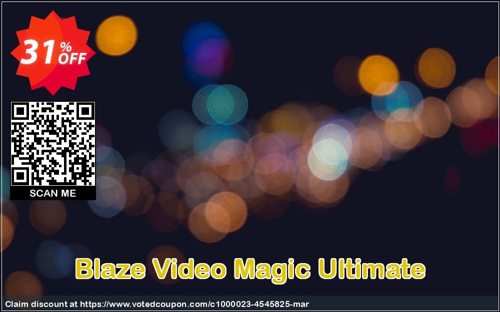 Blaze Video Magic Ultimate Coupon, discount Save 30% Off. Promotion: super promotions code of Video Magic Ultimate 2024