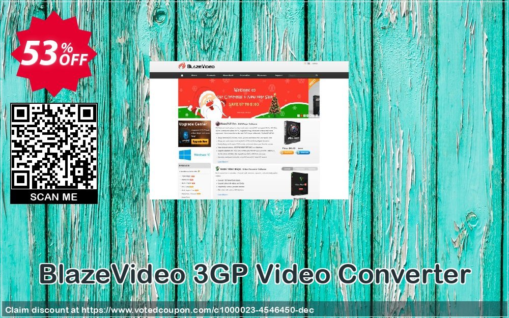 BlazeVideo 3GP Video Converter Coupon, discount Save 50% Off. Promotion: special deals code of BlazeVideo 3GP Video Converter 2023