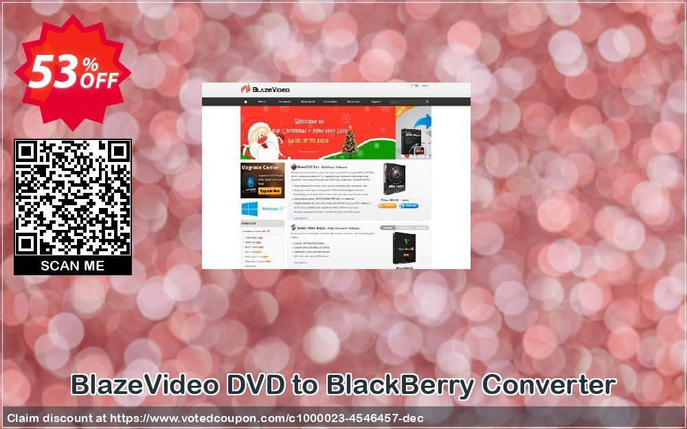 BlazeVideo DVD to BlackBerry Converter Coupon Code Apr 2024, 53% OFF - VotedCoupon