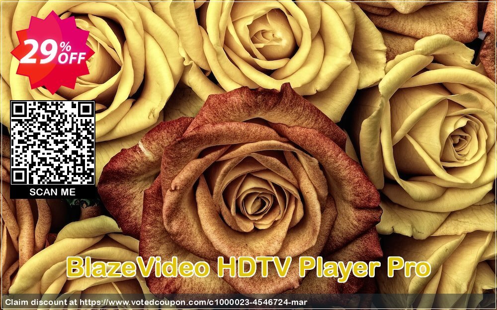 BlazeVideo HDTV Player Pro Coupon Code Apr 2024, 29% OFF - VotedCoupon