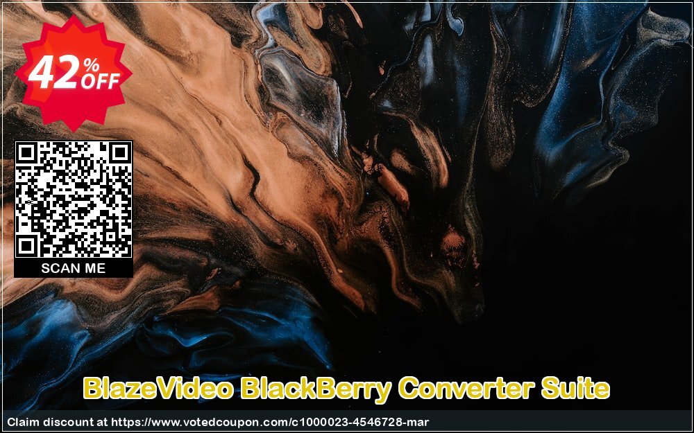 BlazeVideo BlackBerry Converter Suite Coupon, discount Save 42% Off. Promotion: awesome promotions code of BlazeVideo BlackBerry Converter Suite 2024