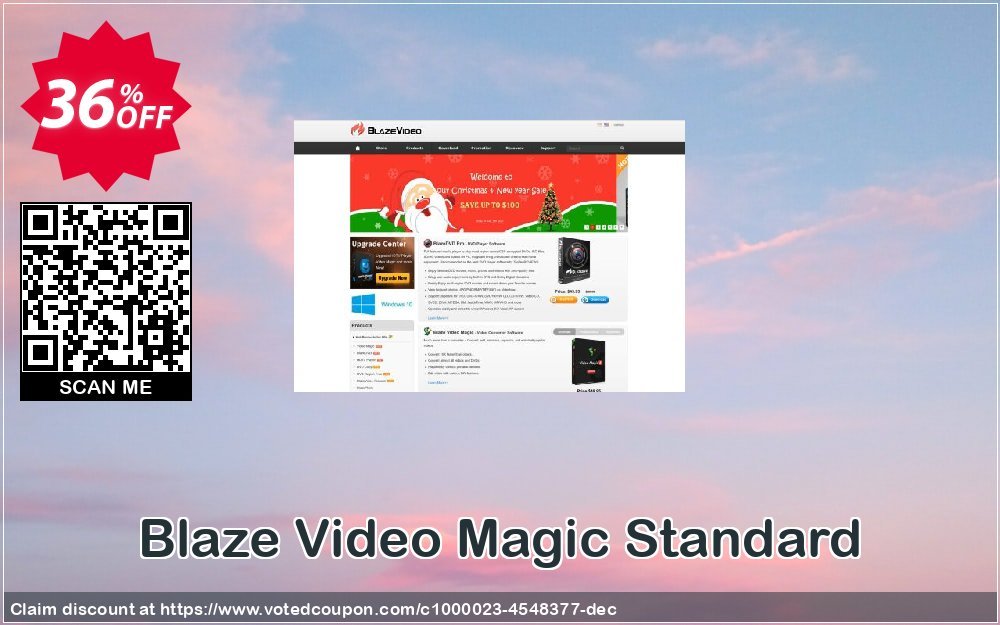 Blaze Video Magic Standard Coupon, discount Holiday Discount: $10 OFF. Promotion: amazing discount code of Video Magic Std 2023