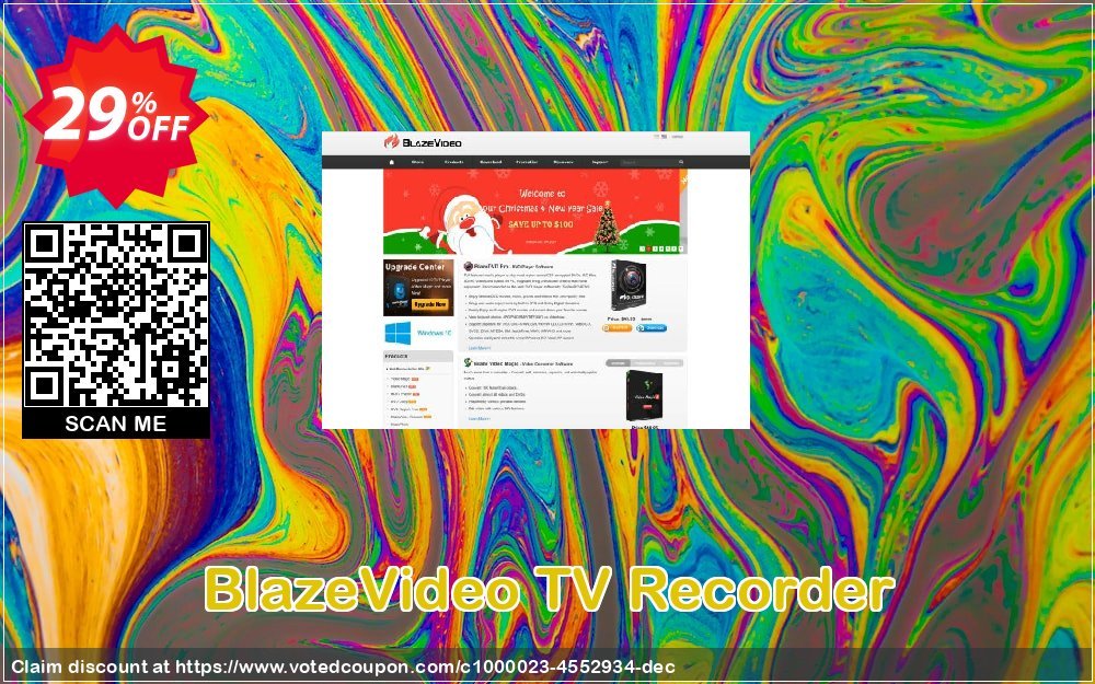 BlazeVideo TV Recorder Coupon, discount Holiday Discount: $20 OFF. Promotion: big discount code of BlazeVideo TV Recorder 2023