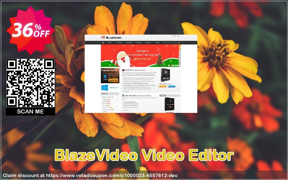 BlazeVideo Video Editor Coupon, discount Holiday Discount: $10 OFF. Promotion: imposing discounts code of BlazeVideo Video Editor 2023
