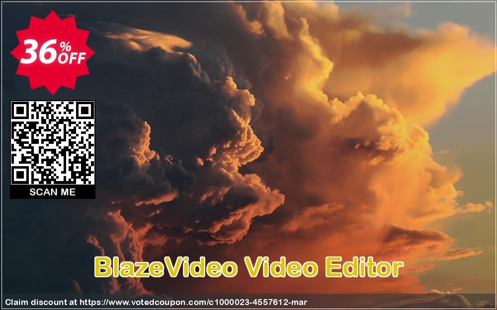 BlazeVideo Video Editor Coupon, discount Holiday Discount: $10 OFF. Promotion: imposing discounts code of BlazeVideo Video Editor 2024