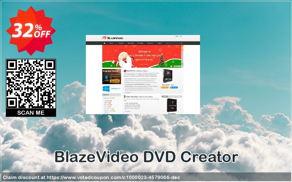 BlazeVideo DVD Creator Coupon, discount Holiday Discount: $12 OFF. Promotion: awesome promo code of BlazeVideo DVD Creator 2023