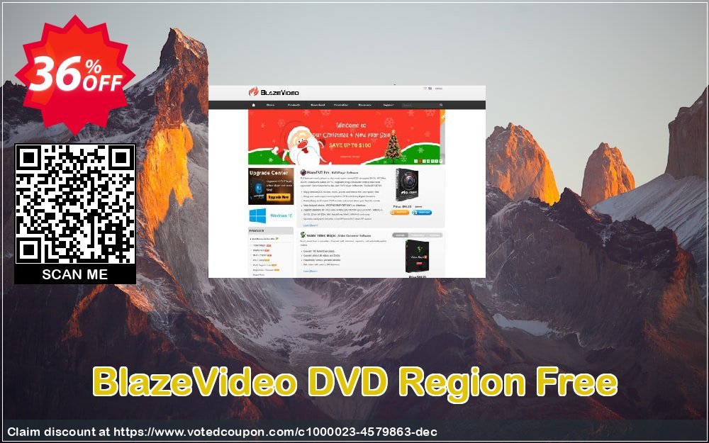 BlazeVideo DVD Region Free Coupon, discount Holiday Discount: $10 OFF. Promotion: awful discount code of BlazeVideo DVD Region Free 2023