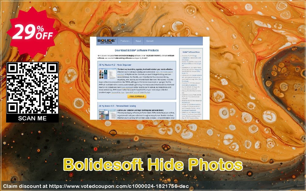 Bolidesoft Hide Photos Coupon, discount Discount for Affiliates. Promotion: exclusive deals code of Hide Photos 2023