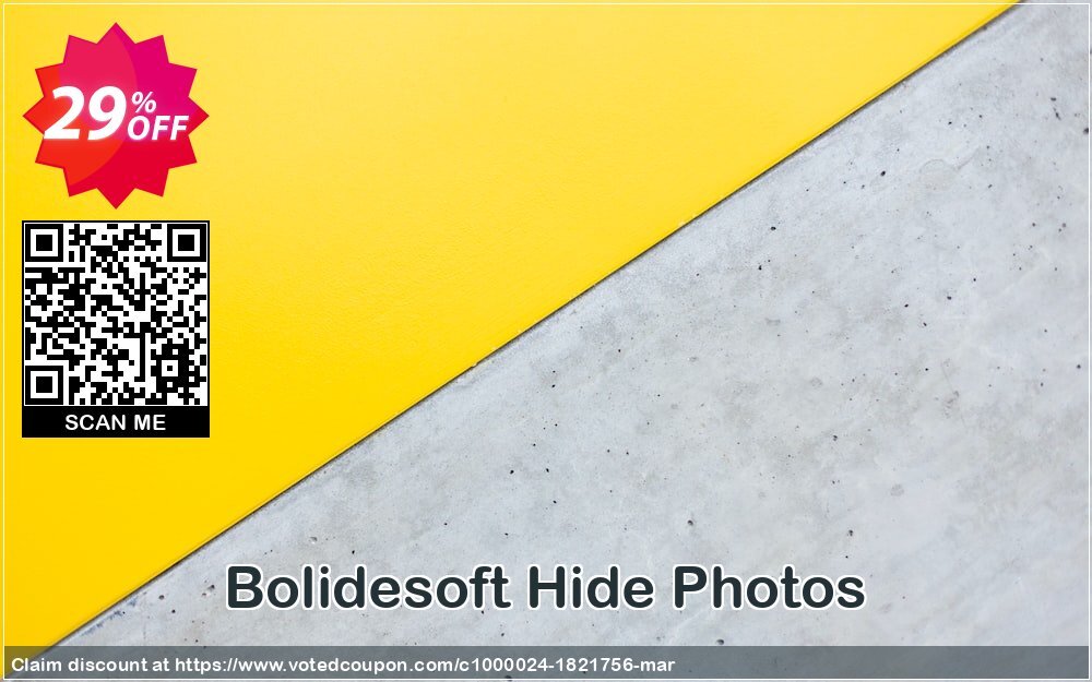 Bolidesoft Hide Photos Coupon, discount Discount for Affiliates. Promotion: exclusive deals code of Hide Photos 2024