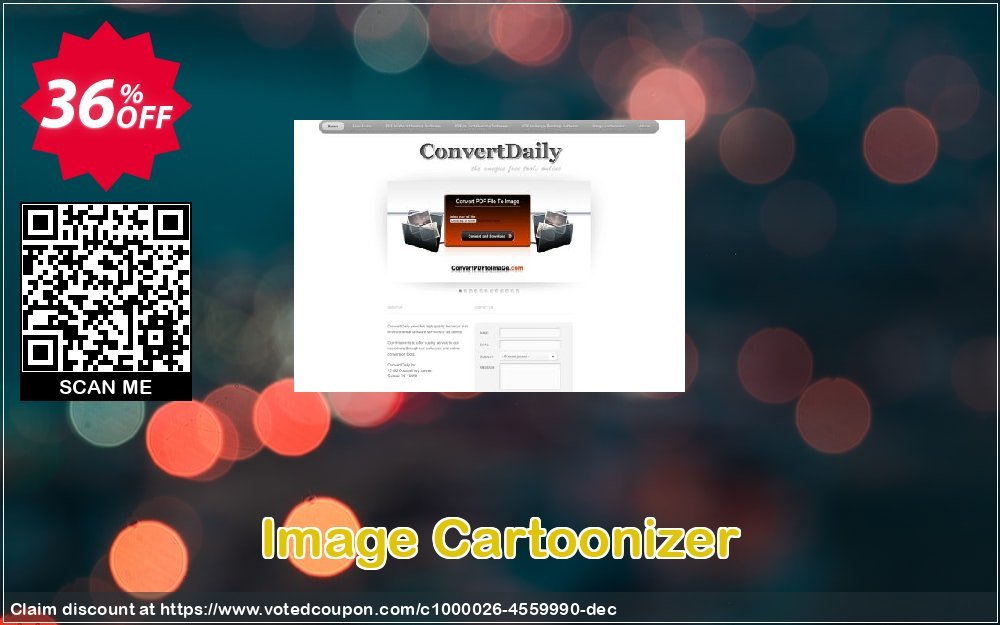 Image Cartoonizer Coupon, discount $10 Discount Today Only!. Promotion: amazing discounts code of Image Cartoonizer 2024