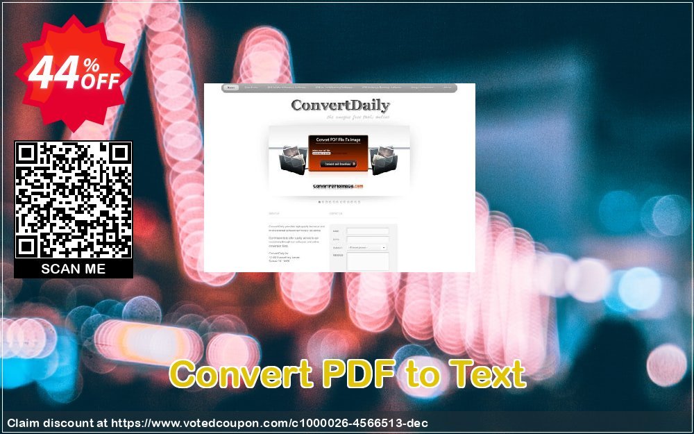Convert PDF to Text Coupon, discount Convert PDF to Text Desktop Software impressive promo code 2024. Promotion: impressive promo code of Convert PDF to Text Desktop Software 2024