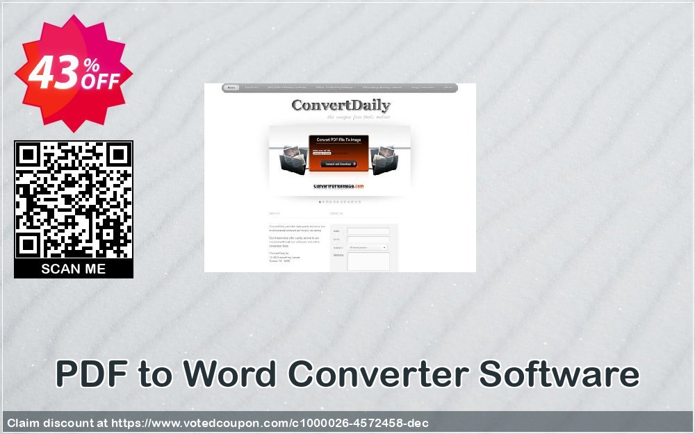 PDF to Word Converter Software Coupon, discount PDF to Word Converter Software best promotions code 2023. Promotion: best promotions code of PDF to Word Converter Software 2023