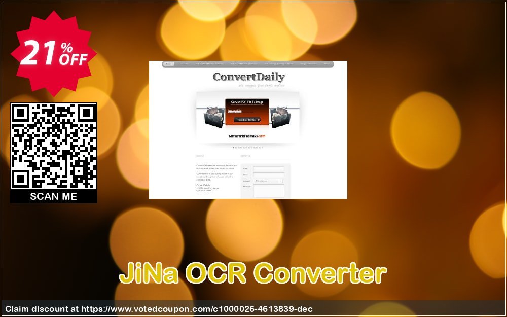 JiNa OCR Converter Coupon, discount $10 Discount Today Only!. Promotion: exclusive discount code of JiNa OCR Converter 2023
