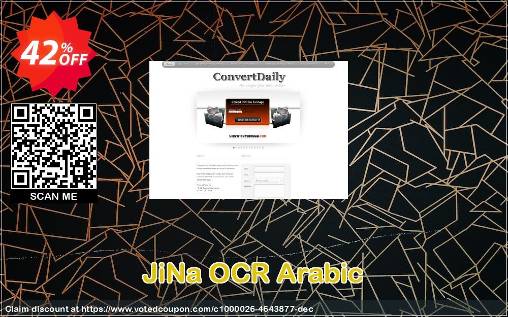 JiNa OCR Arabic Coupon, discount JiNa OCR Arabic exclusive promo code 2024. Promotion: exclusive promo code of JiNa OCR Arabic 2024
