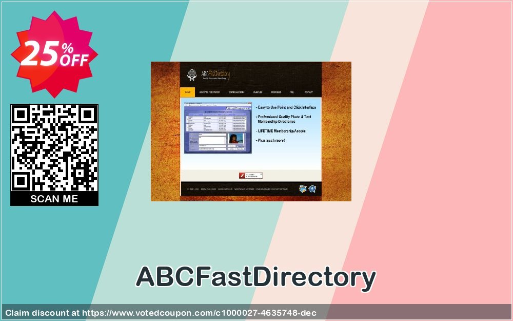 ABCFastDirectory Coupon, discount ABCFastDirectory marvelous offer code 2024. Promotion: marvelous offer code of ABCFastDirectory 2024