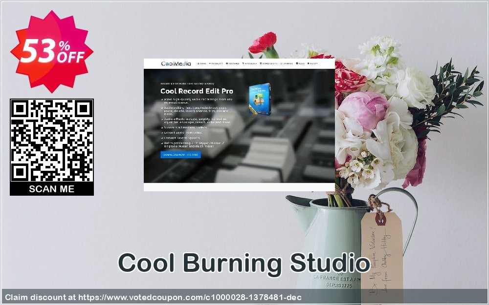 Cool Burning Studio Coupon, discount Cool Burning Studio stunning deals code 2023. Promotion: stunning deals code of Cool Burning Studio 2023