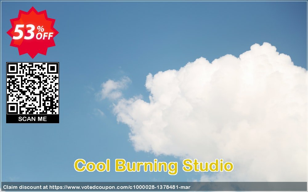 Cool Burning Studio Coupon, discount Cool Burning Studio stunning deals code 2024. Promotion: stunning deals code of Cool Burning Studio 2024