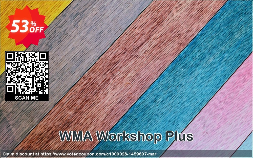 WMA Workshop Plus Coupon, discount WMA Workshop Plus formidable promo code 2024. Promotion: formidable promo code of WMA Workshop Plus 2024