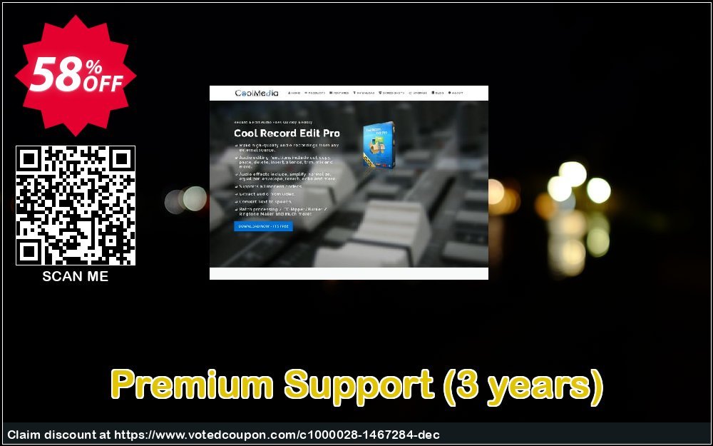 Premium Support, 3 years  Coupon, discount Premium Support (3 years) stunning offer code 2023. Promotion: stunning offer code of Premium Support (3 years) 2023