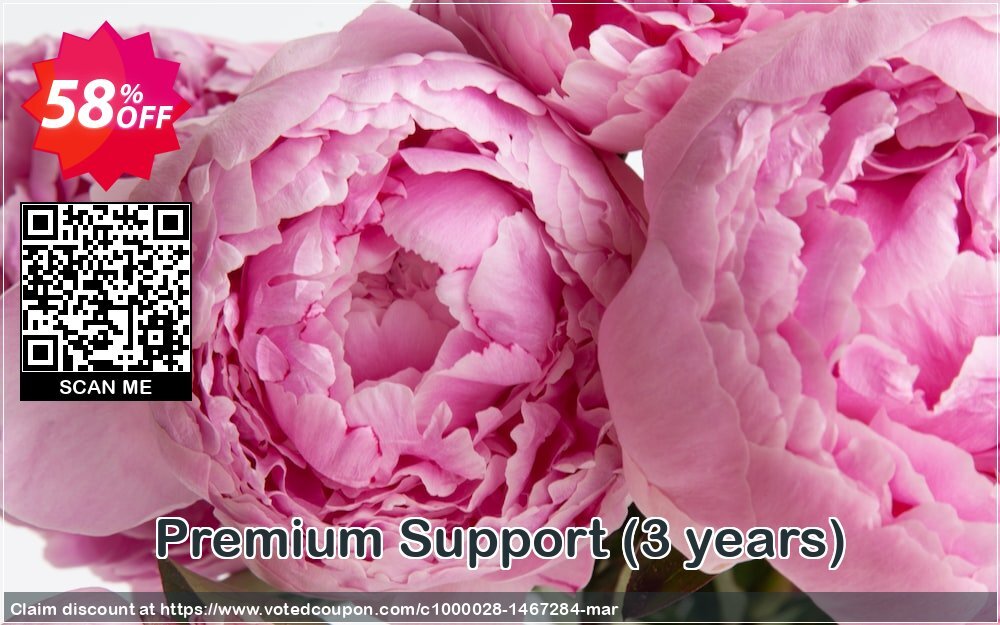 Premium Support, 3 years  Coupon, discount Premium Support (3 years) stunning offer code 2024. Promotion: stunning offer code of Premium Support (3 years) 2024