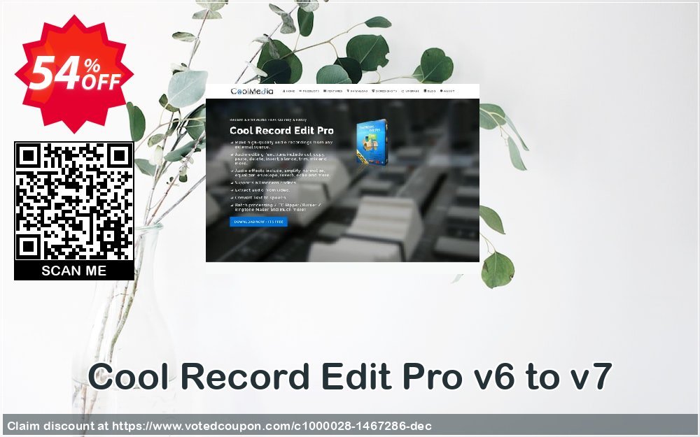 Cool Record Edit Pro v6 to v7 Coupon, discount Cool Record Edit Pro v6 to v7 imposing promo code 2024. Promotion: imposing promo code of Cool Record Edit Pro v6 to v7 2024