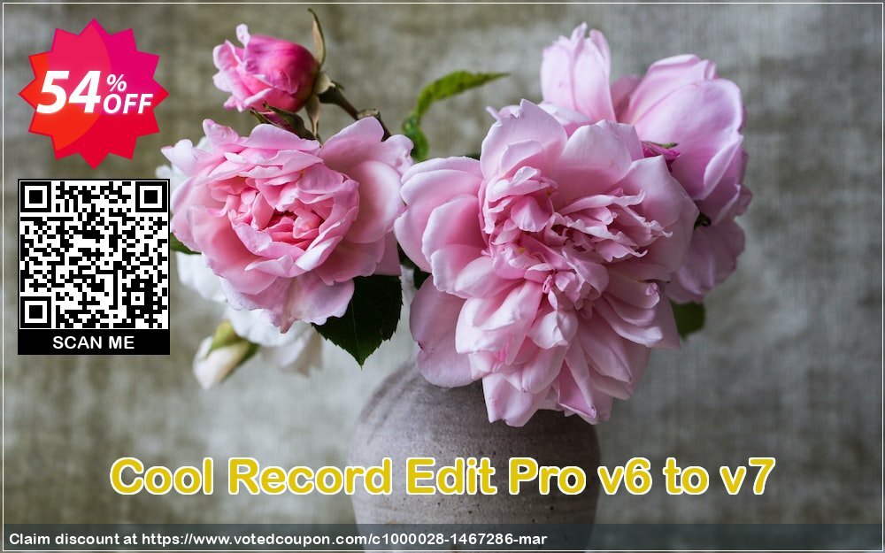 Cool Record Edit Pro v6 to v7 Coupon, discount Cool Record Edit Pro v6 to v7 imposing promo code 2024. Promotion: imposing promo code of Cool Record Edit Pro v6 to v7 2024