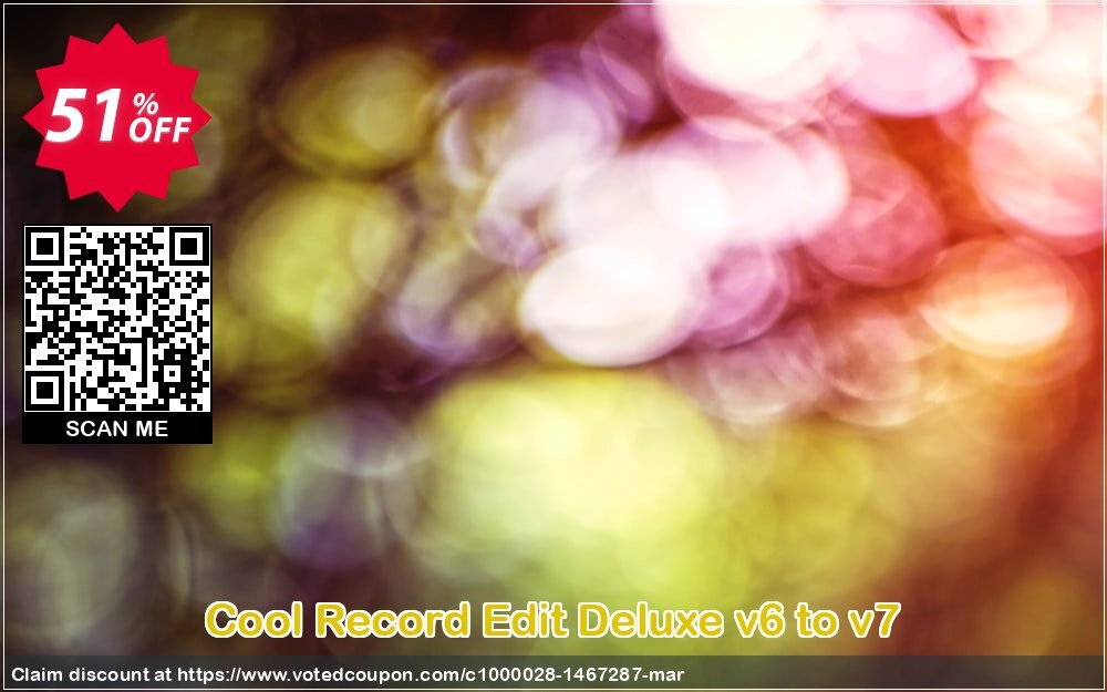 Cool Record Edit Deluxe v6 to v7 Coupon Code May 2024, 51% OFF - VotedCoupon