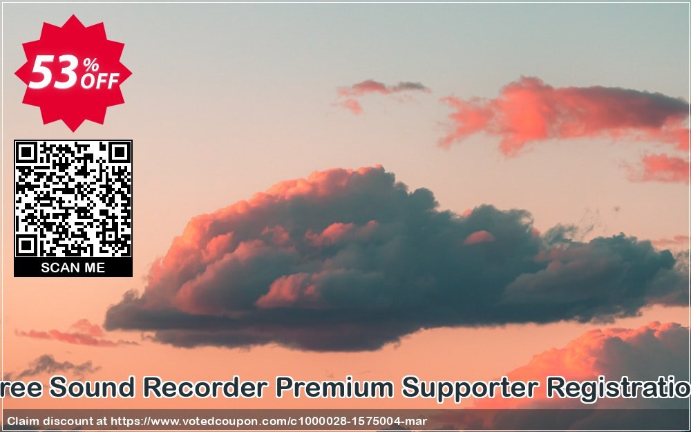 Free Sound Recorder Premium Supporter Registration