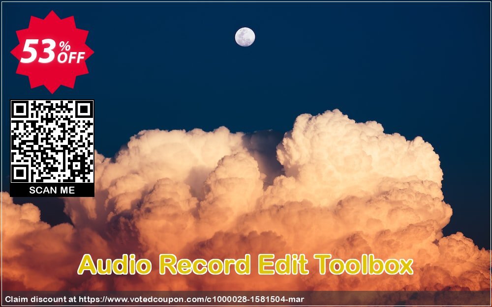 Audio Record Edit Toolbox Coupon, discount Audio Record Edit Toolbox imposing discount code 2024. Promotion: imposing discount code of Audio Record Edit Toolbox 2024