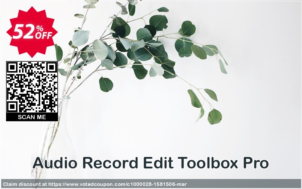 Audio Record Edit Toolbox Pro Coupon Code May 2024, 52% OFF - VotedCoupon