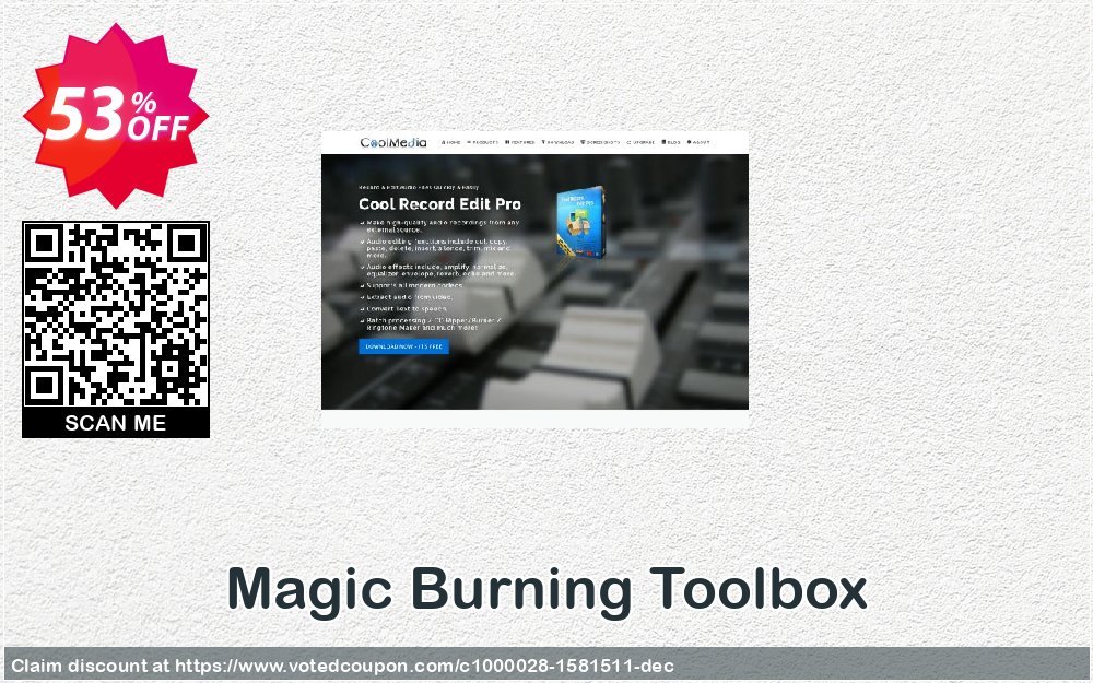 Magic Burning Toolbox Coupon, discount Magic Burning Toolbox marvelous discount code 2023. Promotion: marvelous discount code of Magic Burning Toolbox 2023